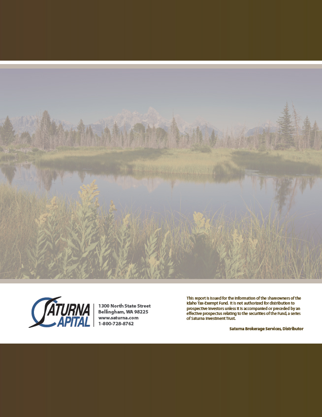 Idaho Tax-Exempt Fund Semi-Annual Report May 31, 2019