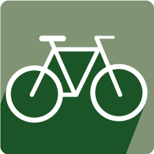 Green Interest Bicycle Icon