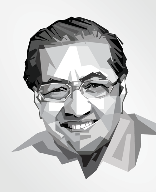 Artistic rendering of Tun Dr. Mahathir Mohamad