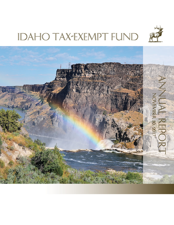 Idaho Tax-Exempt Fund Annual Report November 30, 2017