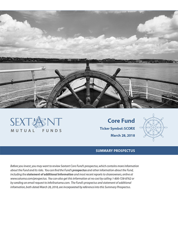 Sextant Core Fund Summary Prospectus