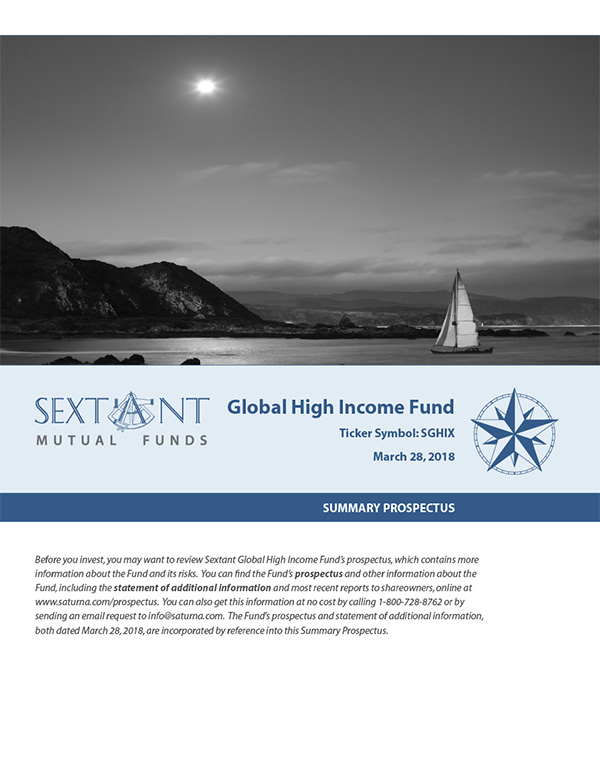 Sextant Global High Income Summary Prospectus