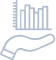 Charts with hand