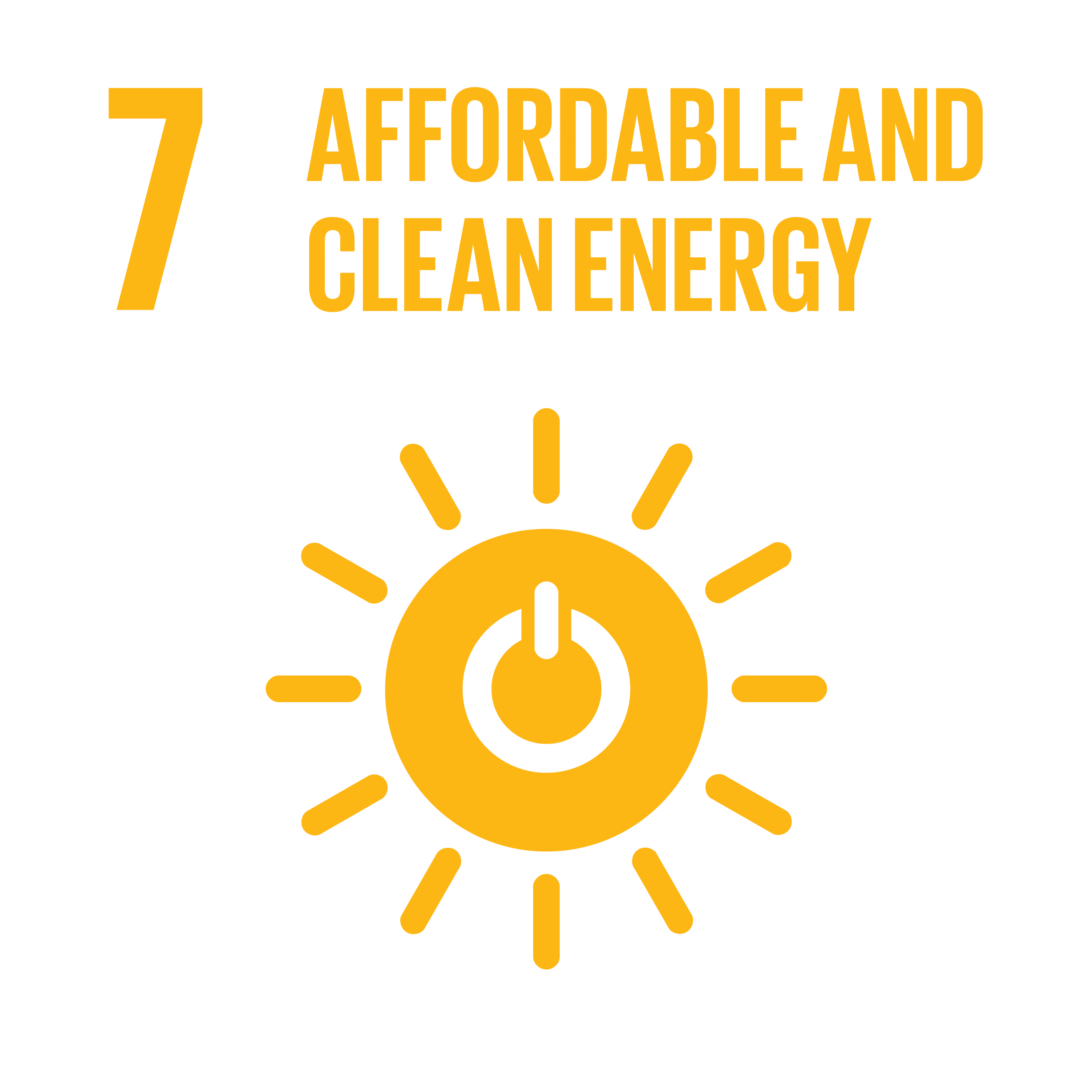 Sustainable Development Goal 7 Icon