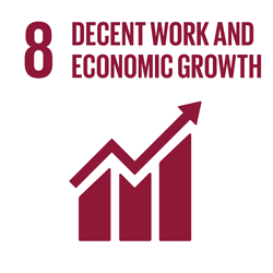 Sustainable Development Goal 8 Icon
