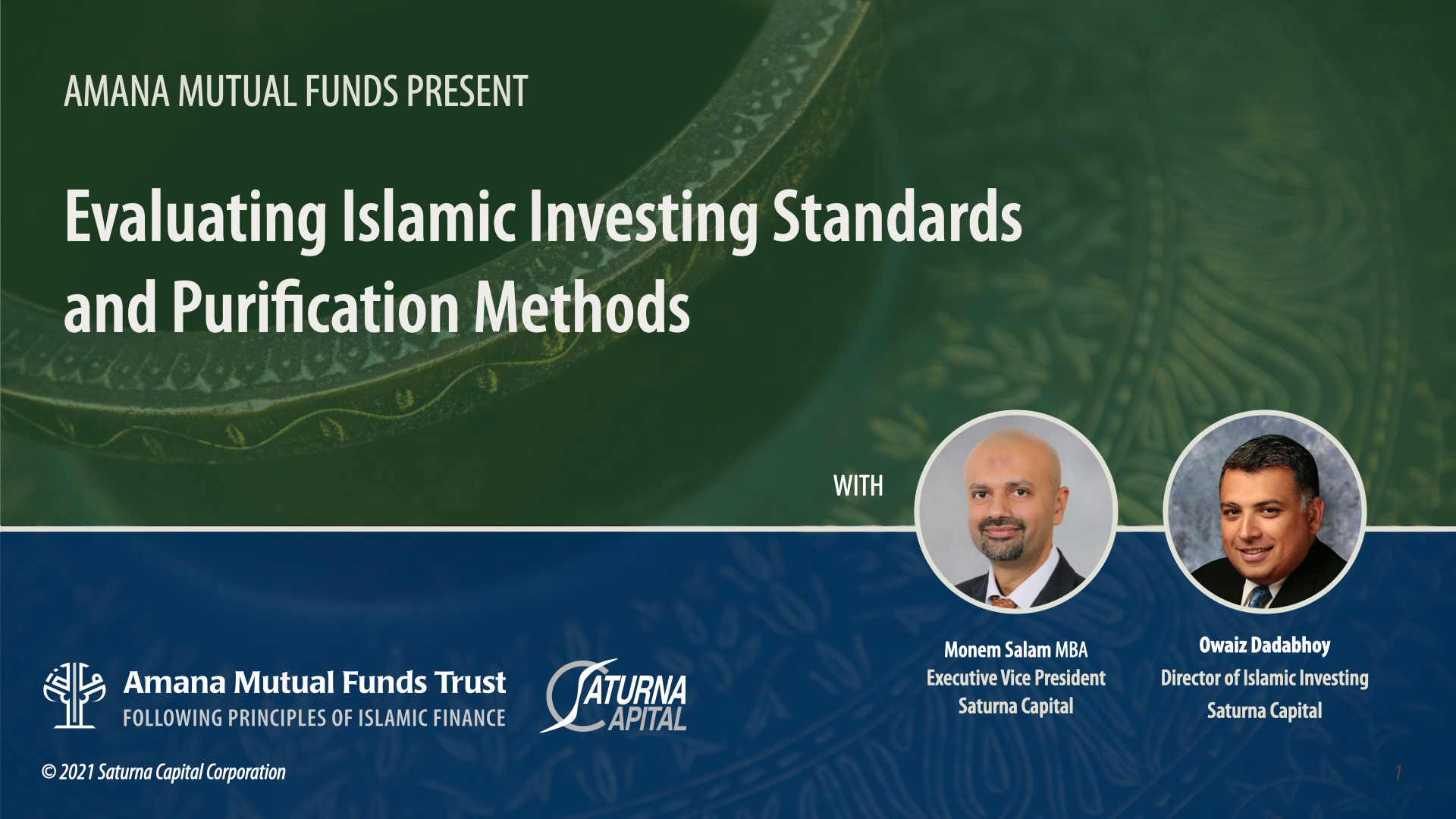 Evaluating Islamic Investing Standards and Purification Methods ...