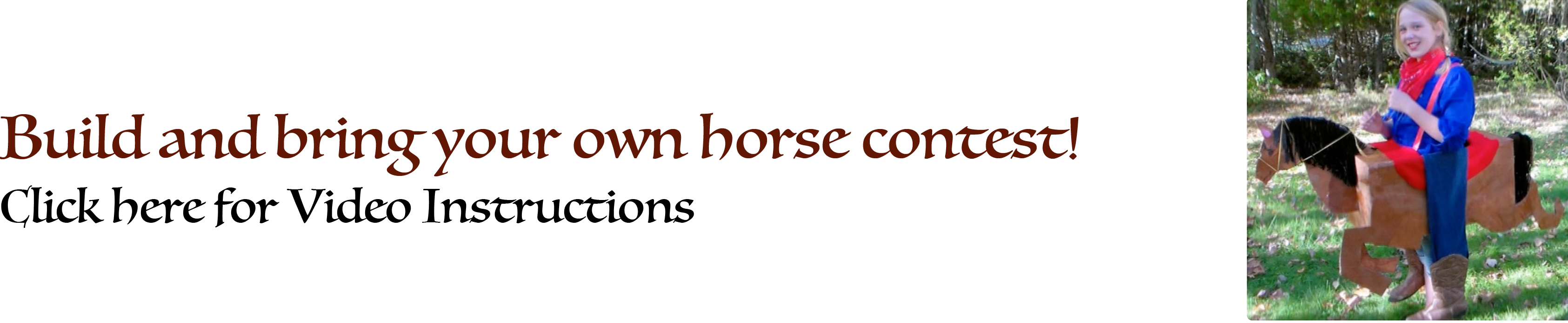 Build your own horse