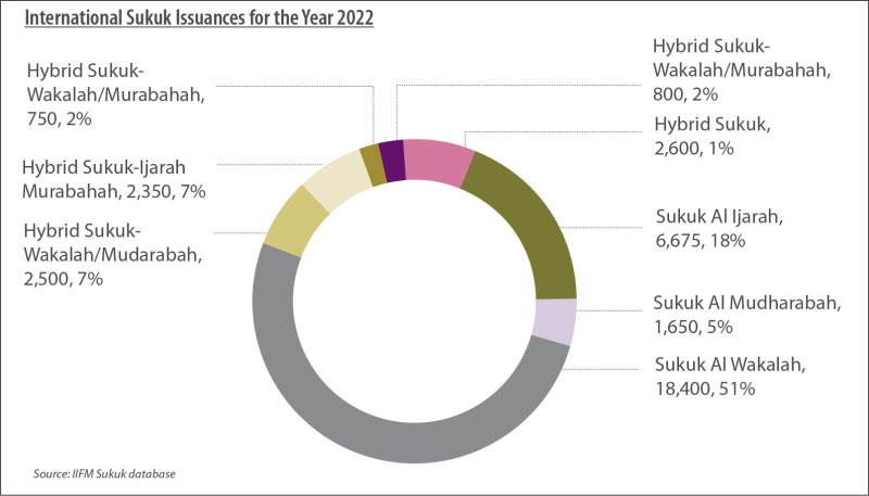 International Sukuk Issuances for the Year 2022