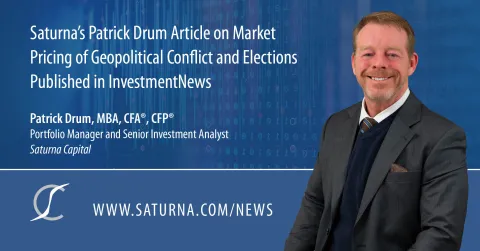 Patrick Drum Article on Market Pricing of Geopolitical Conflict and Elections Published in InvestmentNews