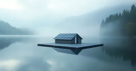 Netzero float house