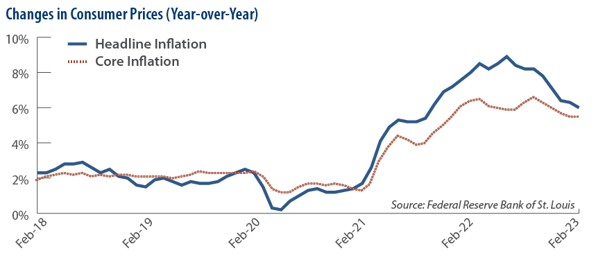 Changes in Consumer Prices (Year-over-Year)