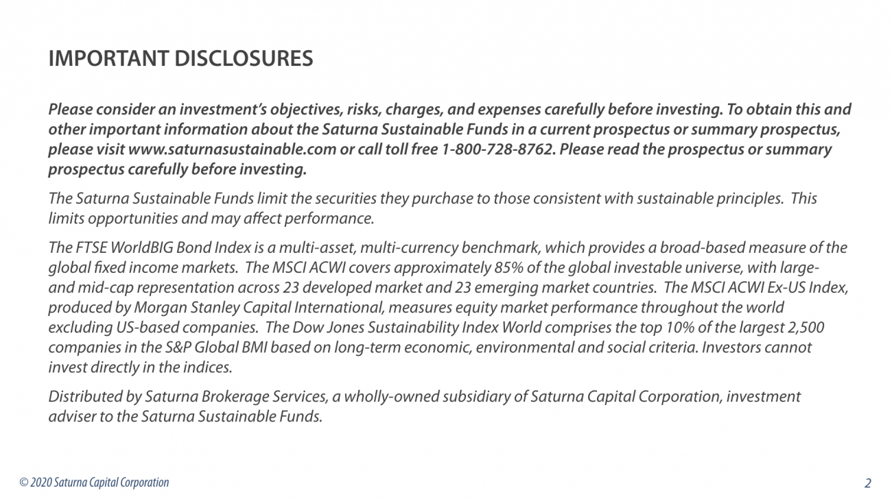Important Disclosures