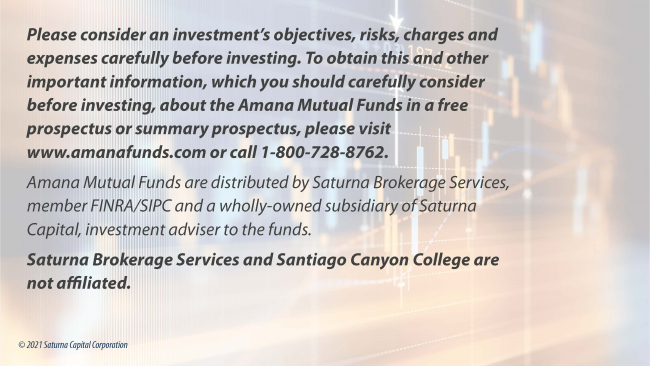 Important Disclosures (note: this information is repeated in the body text of the page)