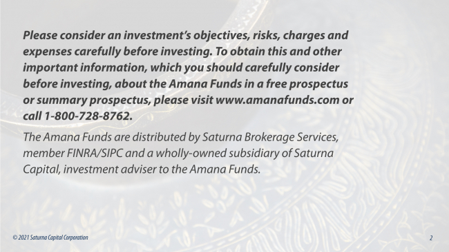 Amana Disclosures