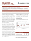 Amana Developing World Fund Investor Shares Annual Report