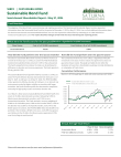 Saturna Sustainable Bond Fund Semi-Annual Report