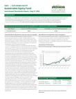 Saturna Sustainable Equity Fund Semi-Annual Report