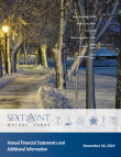 Sextant Mutual Funds Annual Financial Statements and Additional Information